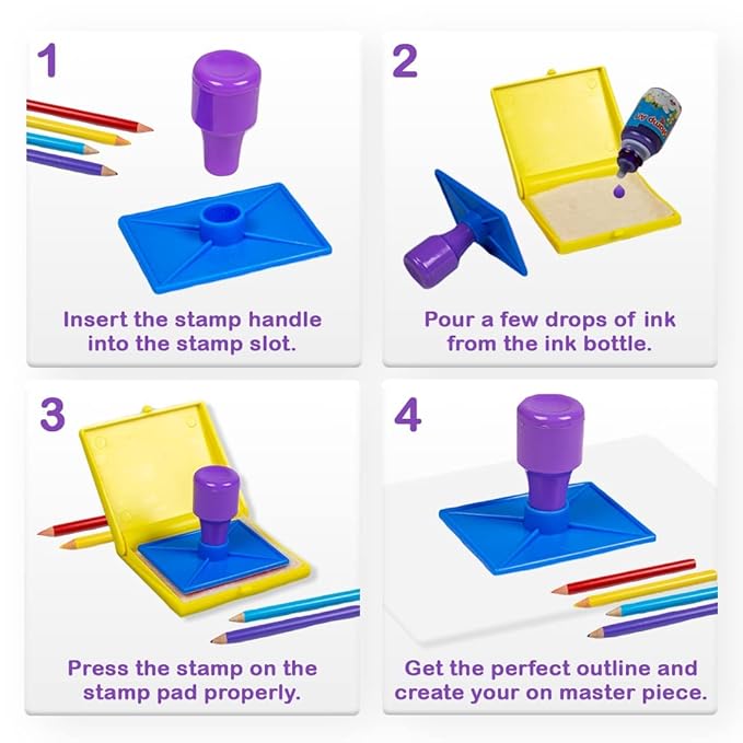 Stamp Art Unicorn Kit – For Kids 3+