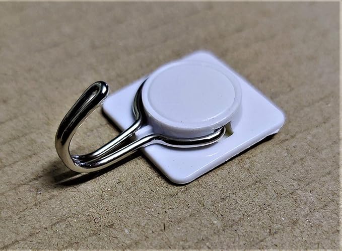 Multipurpose 90° Rotatable Self-Adhesive Hooks – Set of 4 (Multicolor)