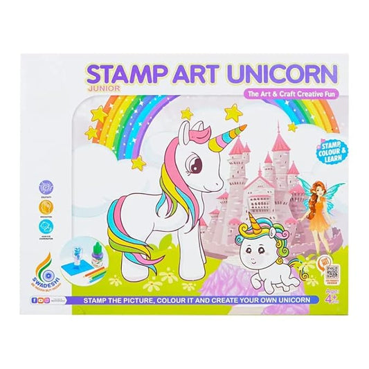 Stamp Art Unicorn Kit – For Kids 3+