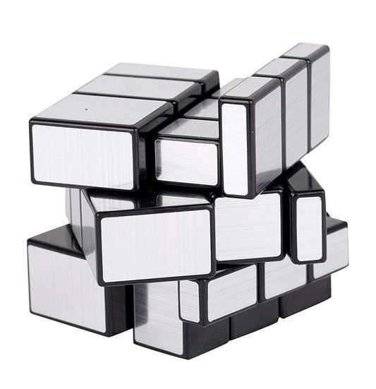 Silver Mirror Speed Cube 3x3 – Stickerless High-Speed Puzzle