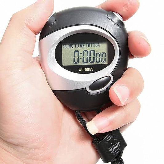 Royals Digital Sports Stopwatch – Lap Timer with Alarm & Clock