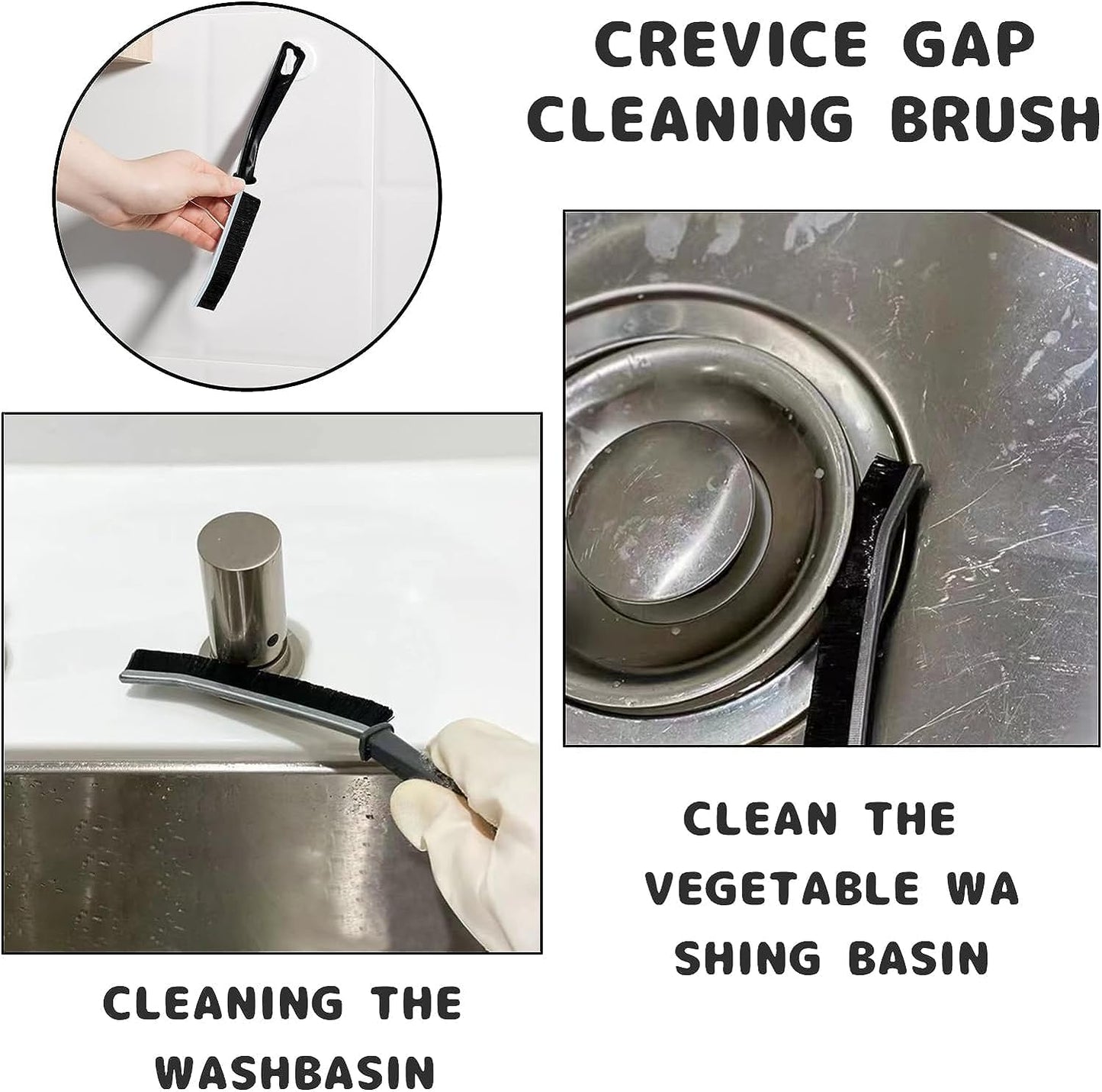 Gap Cleaning Brush | Tile, Window & Track Deep Cleaner