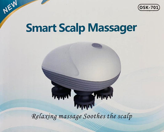Rechargeable Scalp & Body Massager – 96 Silicone Bristles
