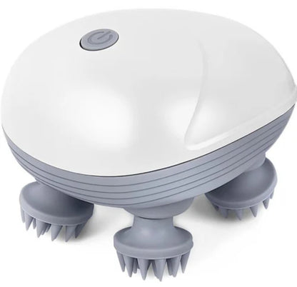 Rechargeable Scalp & Body Massager – 96 Silicone Bristles