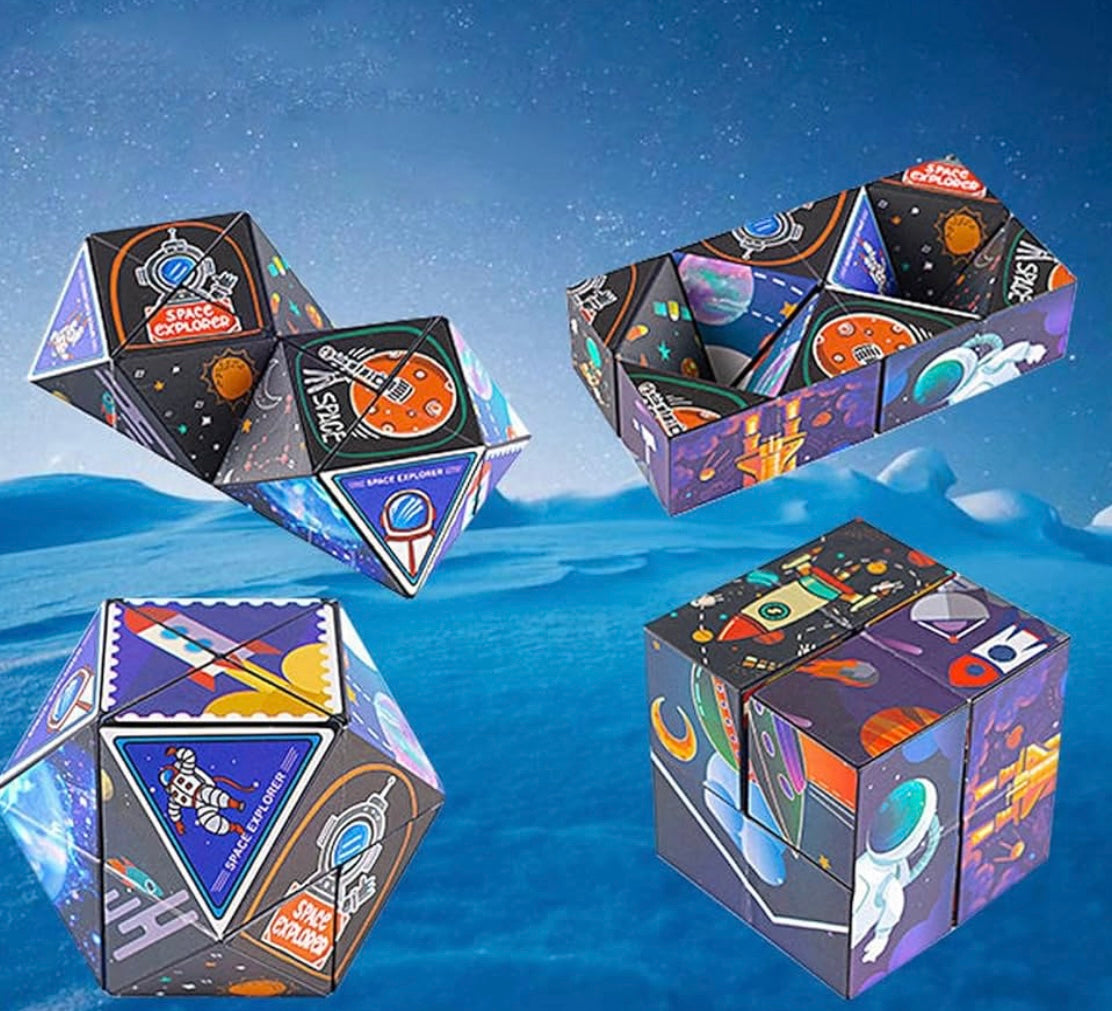 Creative Puzzles Cube Smoothly Sensory Toy for Party Favors Kids Beginners Space Other Educational Toys