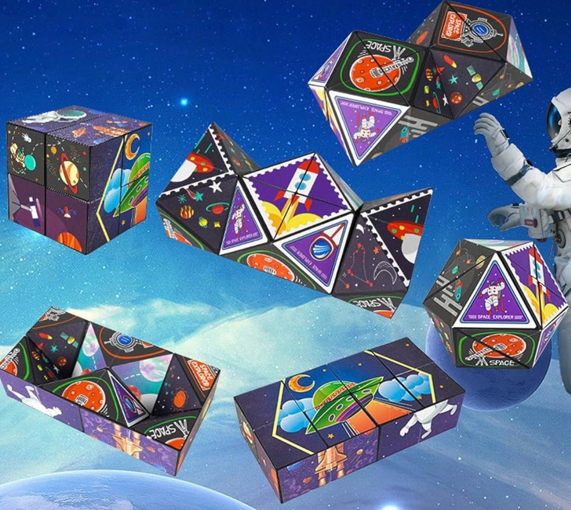 Creative Puzzles Cube Smoothly Sensory Toy for Party Favors Kids Beginners Space Other Educational Toys