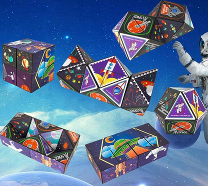 Creative Puzzles Cube Smoothly Sensory Toy for Party Favors Kids Beginners Space Other Educational Toys