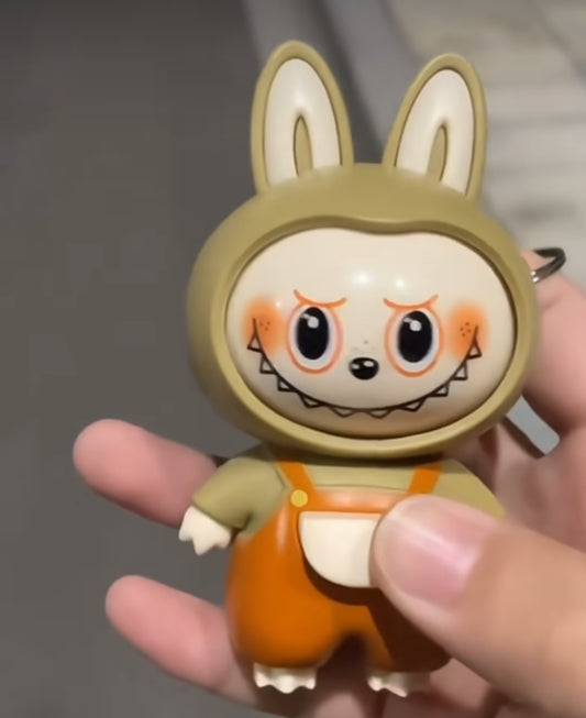 Labubu face changing key chain