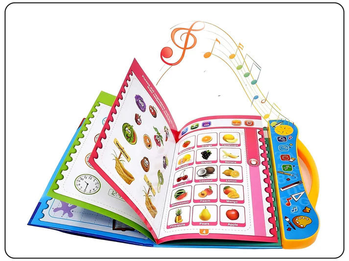 Interactive Sound Learning Book for Kids – ABC, Numbers, Animals & More