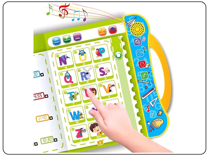 Interactive Sound Learning Book for Kids – ABC, Numbers, Animals & More